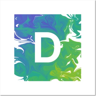 D FOR NAME Posters and Art